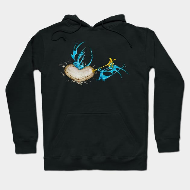 Lemon Doughnut Dragons Hoodie by Thedustyphoenix